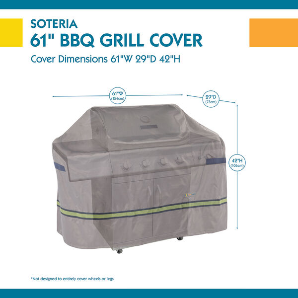 Soteria Grey RainProof 61 In. Grill Cover, image 3