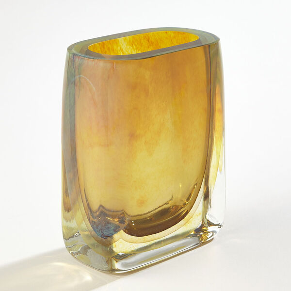 Yellow Borealis Vase, image 3