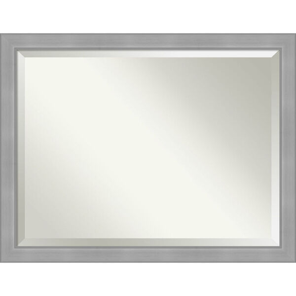 Vista Brushed Nickel Bathroom Vanity Wall Mirror, image 1