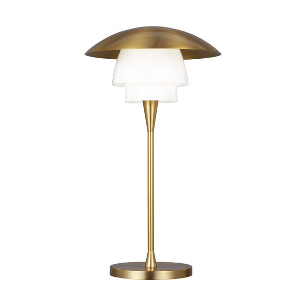 Rossie Burnished Brass One-Light Table Lamp, image 3