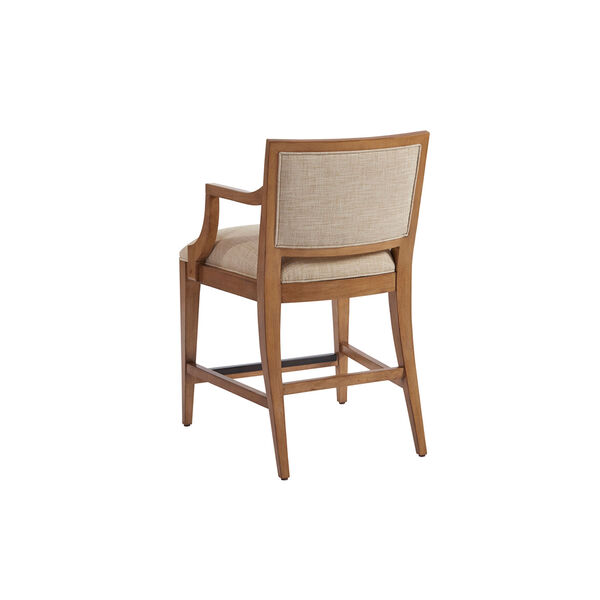 Newport Beige and Brown Eastbluff Upholstered Counter Stool, image 2