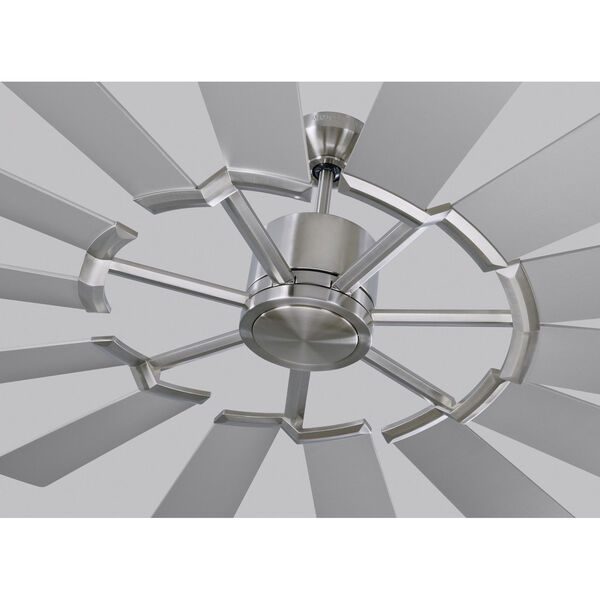Prairie Brushed Steel 62-Inch Energy Star LED Ceiling Fan, image 3