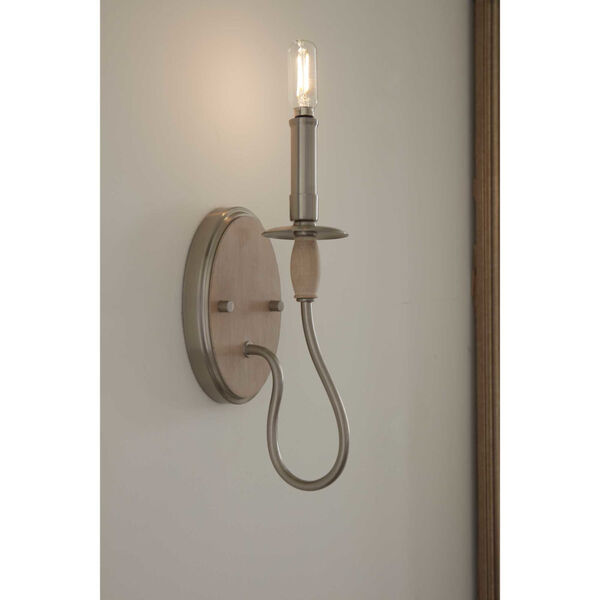 Durrell Brushed Nickel Five-Inch One-Light ADA Wall Sconce, image 2