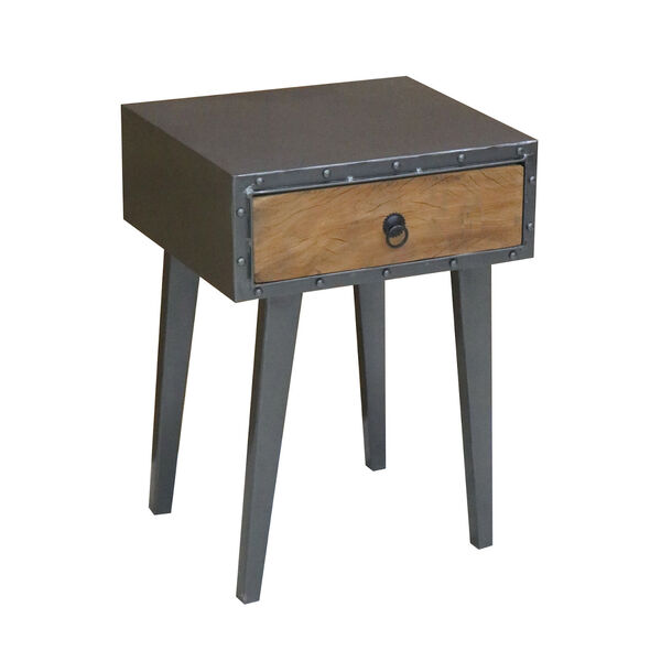 Outbound Granola and Iron End Table, image 1