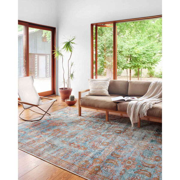 Sebastian Ocean and Spice Rectangle: 7 Ft. 10 In. x 11 Ft. 2 In. Rug, image 3