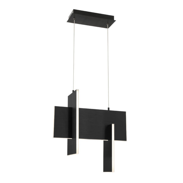 Coburg Black LED 20-Inch Length Mini Pendant, image 1