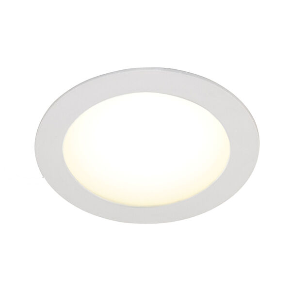 SLIM Matte White One Light Integrated LED Recessed Fixture Kit, image 2