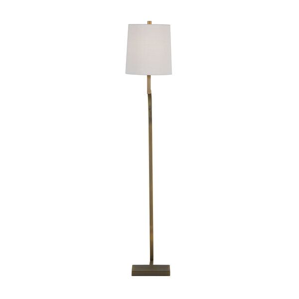 Hawthorn Matte Antique Brass One-Light Floor Lamp, image 3