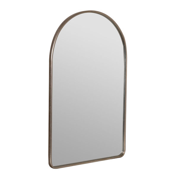 Sebastian Silver 38-Inch Arched Wall Mirror, image 3