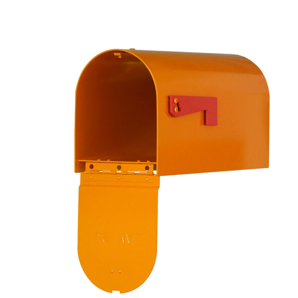 Rigby Orange Curbside Mailbox, image 3