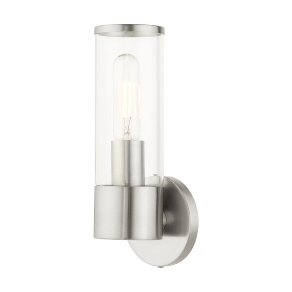 Banca Brushed Nickel One-Light ADA Wall Sconce, image 1