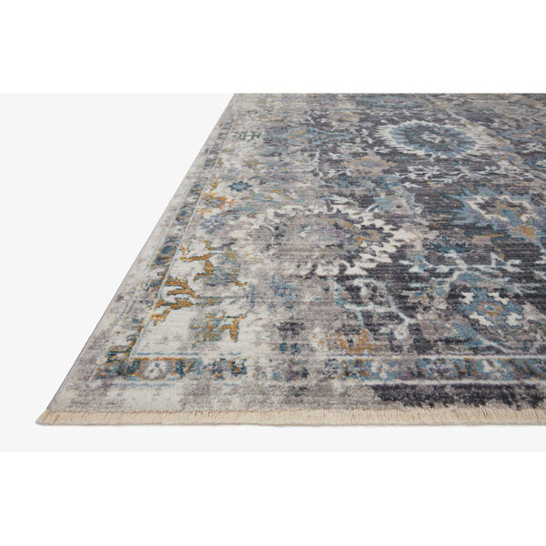 Samra Gray and Multicolor Rectangular: 9 Ft. 6 In. x 13 Ft. 1 In. Area Rug, image 2