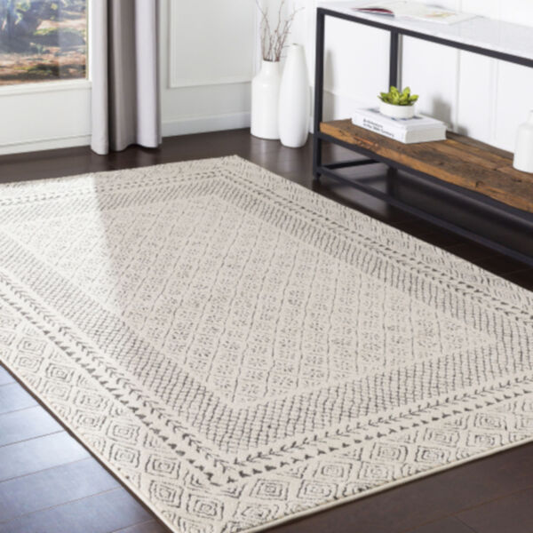 Bahar Medium Gray, Beige and Charcoal Runner: 2 Ft. 7 In. x 7 Ft. 3 In. Rug, image 2