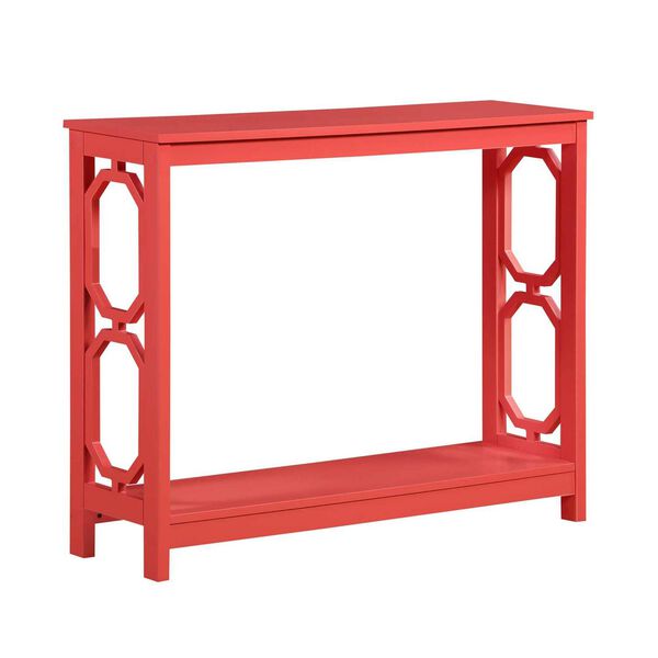 Omega Coral Console Table with Shelf, image 3