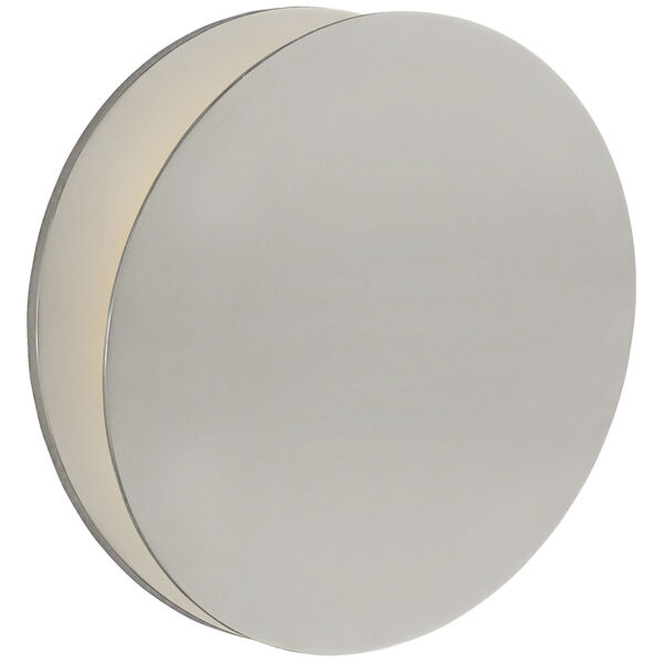 Gabriela Round Wall Washer in Polished Nickel by AERIN, image 1