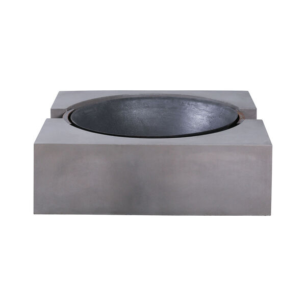 Volcano Polished Concrete Outdoor Fire Pit, image 9