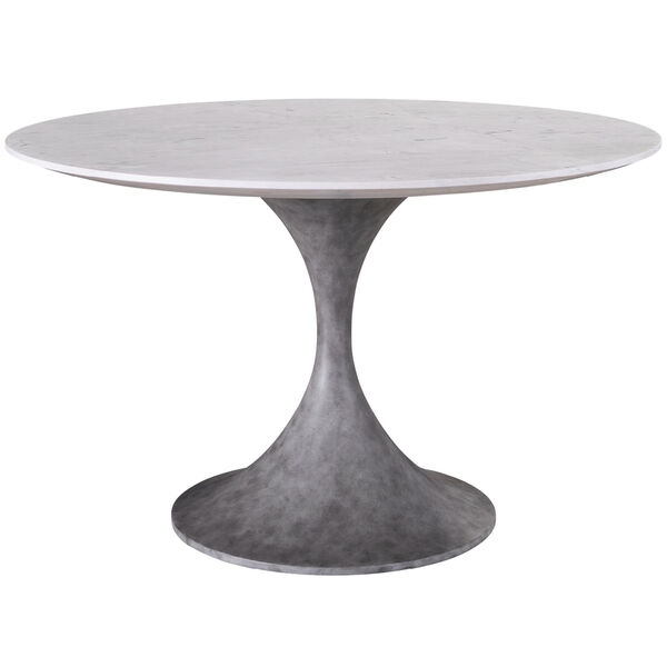 Santa Cruz White Gray Dining Table, image 1