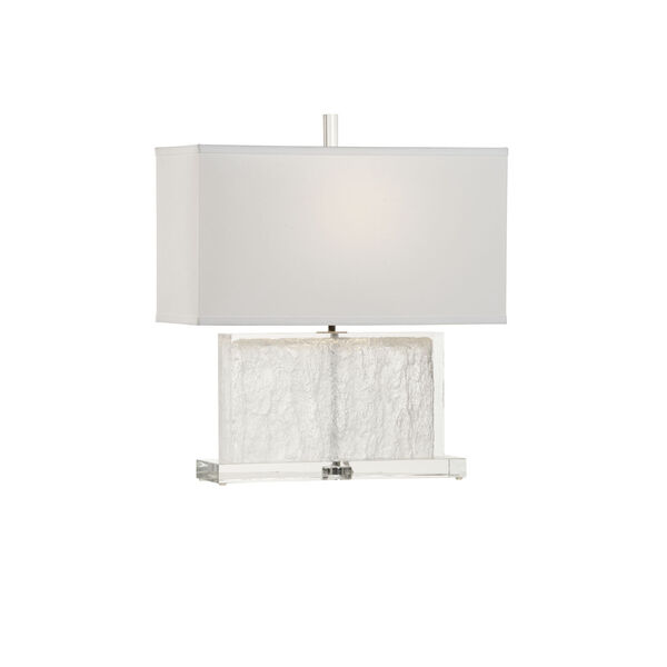 Selena Clear and Polished Nickel Table Lamp, image 5
