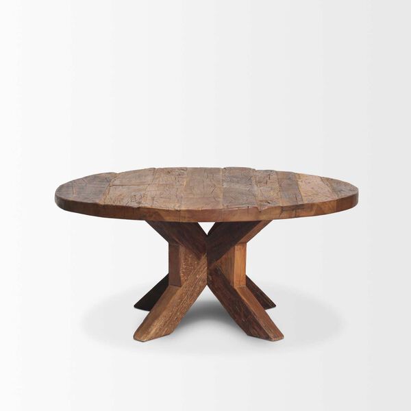 Heidi Reclaimed Brown Wooden Coffee Table, image 5