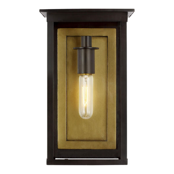Freeport Heritage Copper Black Eight-Inch One-Light Outdoor Wall Sconce, image 1