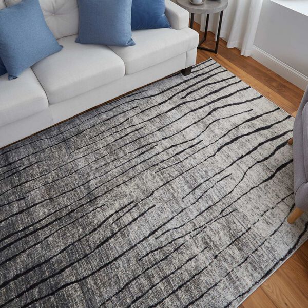 Kano Gray Black Taupe Rectangular 2 Ft. 2 In. x 3 Ft. Area Rug, image 4