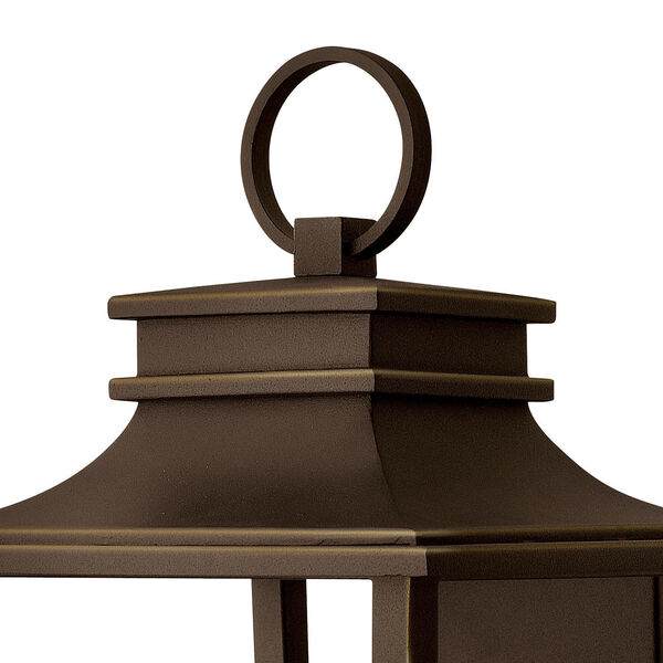 Glenview Rubbed Bronze 23-Inch One-Light Outdoor Wall Mount, image 3