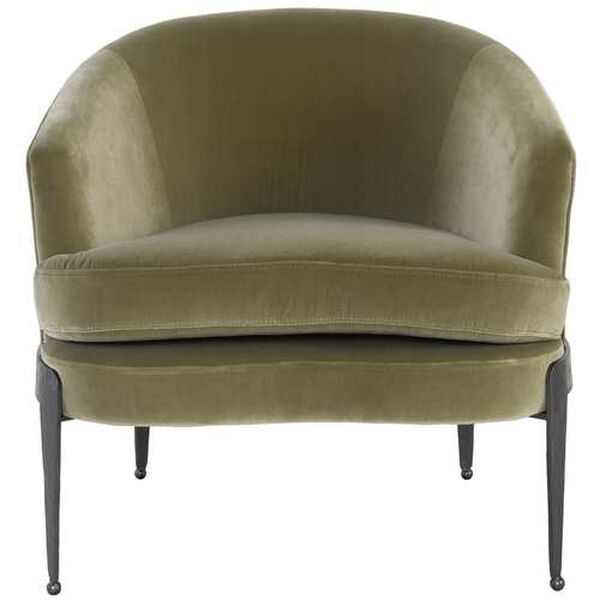 Olive Green Accent Chair, image 1