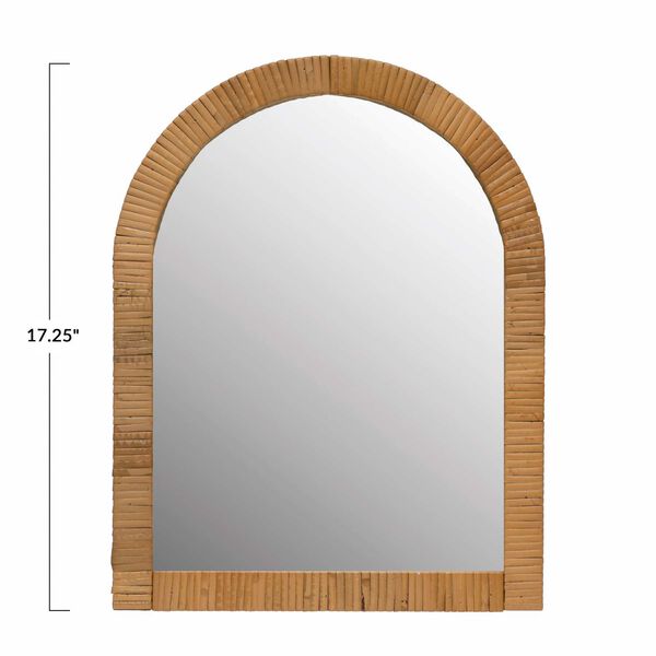 Natural Wood Framed 14 x 17-Inch Wall Mirror, image 6