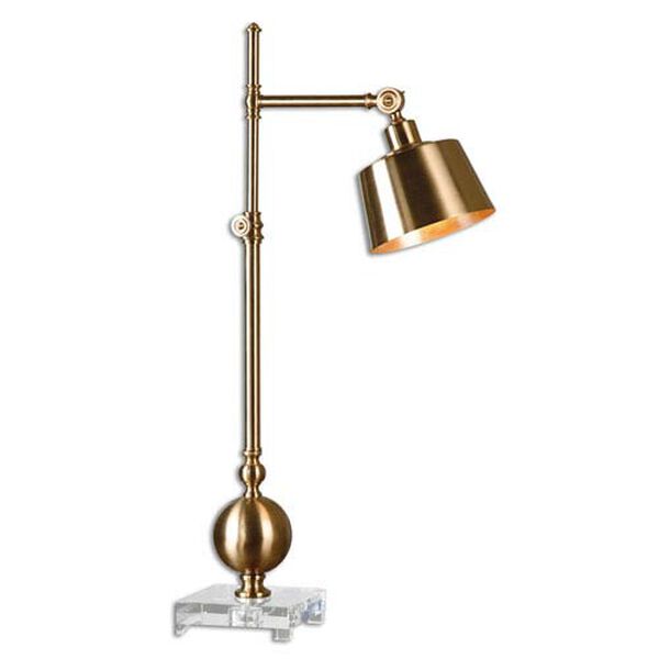 Addison Brushed Brass Task Lamp, image 1