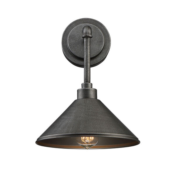 River Station Galvanized Metal One-Light Wall Sconce, image 1