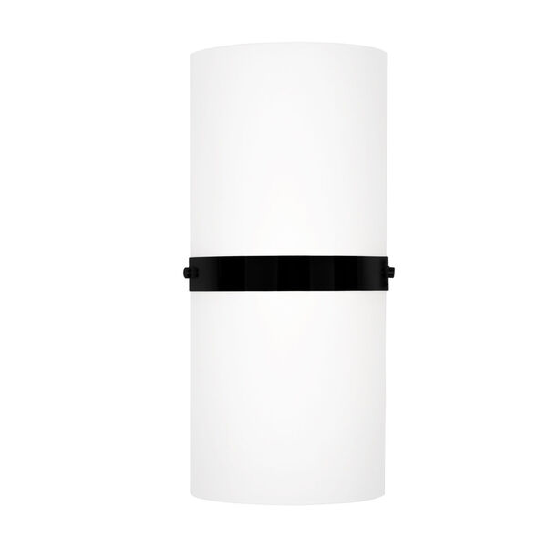 Black 13-Inch One-Light LED Sconce, image 1