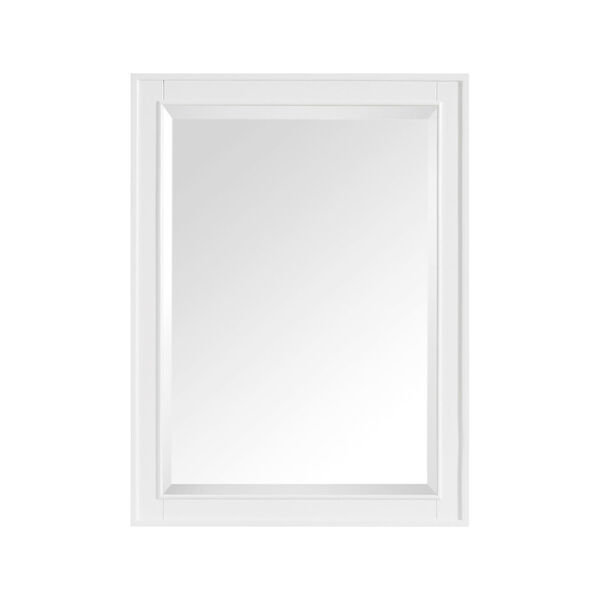 Madison White 24-Inch Mirror, image 1