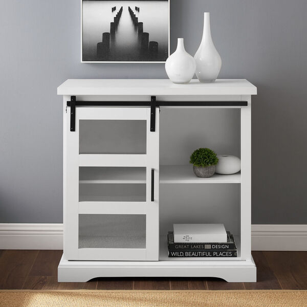 Solid White  32-Inch Buffet, image 3