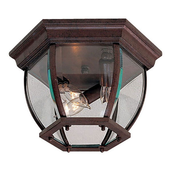 Antique Bronze Three-Light Outdoor Lantern Mount , image 1