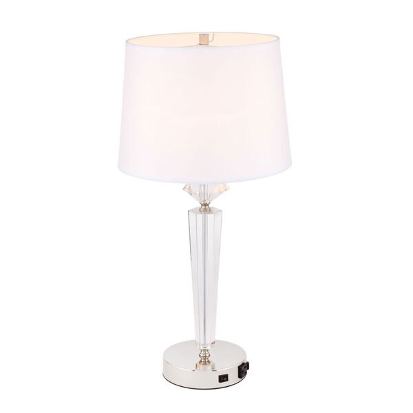 Annella Polished Nickel 14-Inch One-Light Table Lamp, image 4