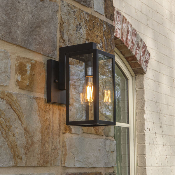 Capture Black Five-Inch One-Light Outdoor Wall Mount, image 7