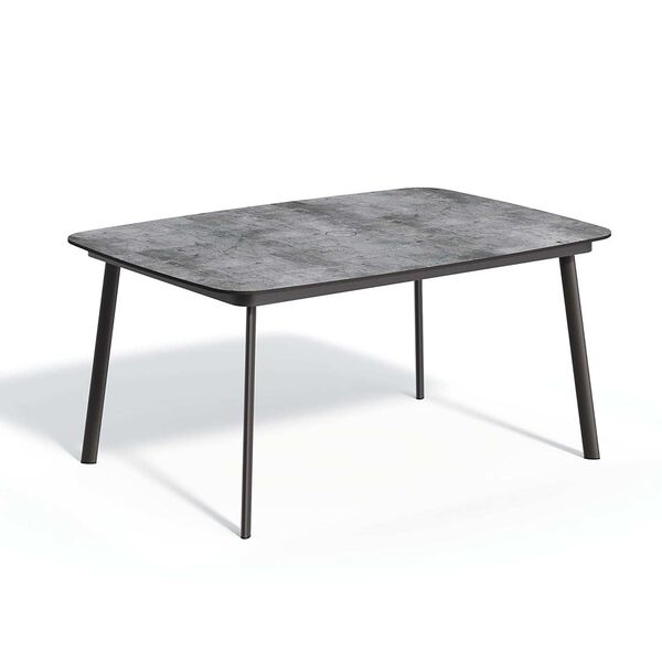 Eiland Gray Black 63-Inch Dining Table, image 1