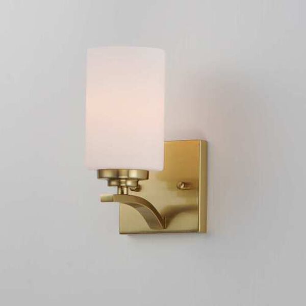 Deven Satin Brass One-Light Wall Sconce, image 4