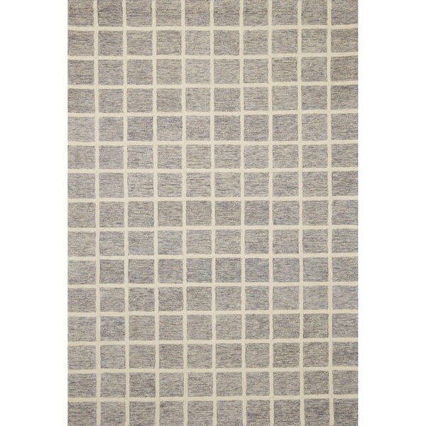 Chris Loves Julia Polly Slate and Ivory Area Rug, image 1