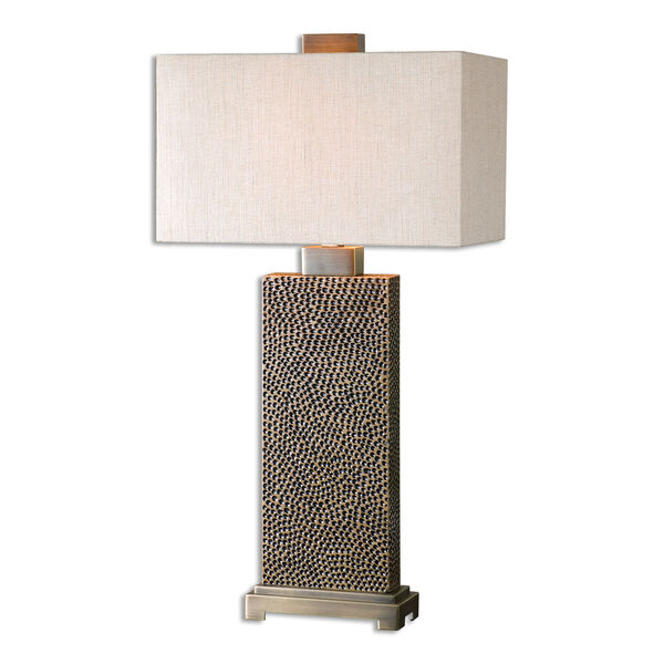 Canfield Coffee Bronze One-Light Table Lamp, image 1