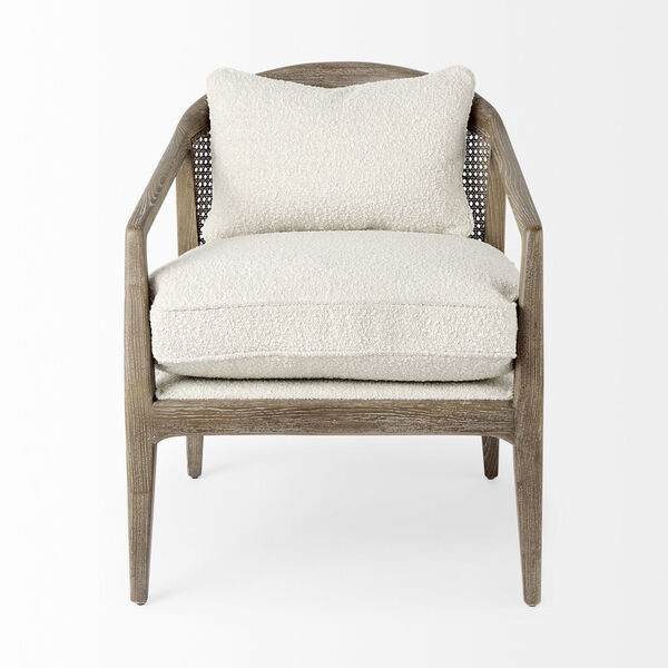 Landon Light Brown and Cream Accent Chair, image 2