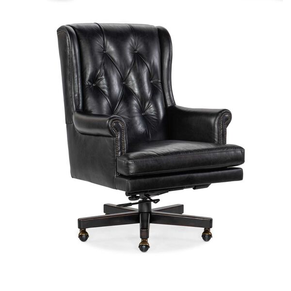 EC Black Charleston Executive Swivel Tilt Chair, image 1
