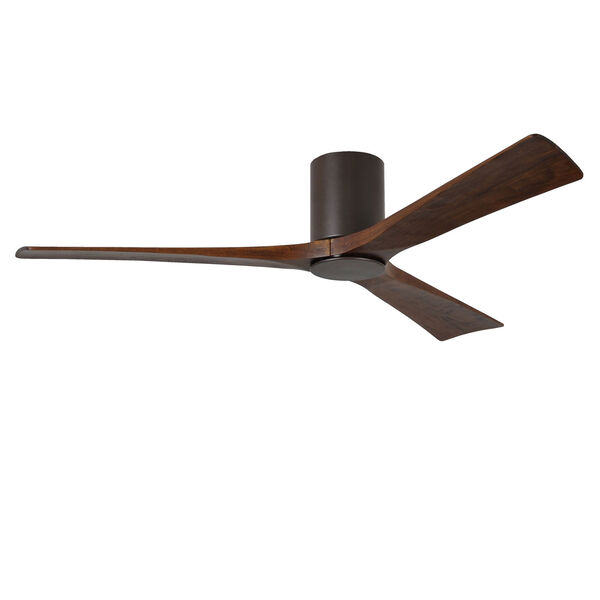 Irene-3HLK Textured Bronze 60-Inch Ceiling Fan with LED Light Kit and Walnut Tone Blades, image 4