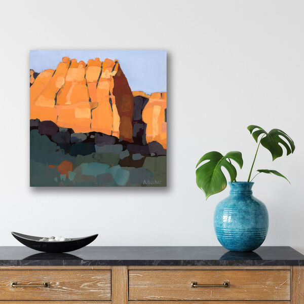 Red Rock Gallery Wrapped Canvas, image 1