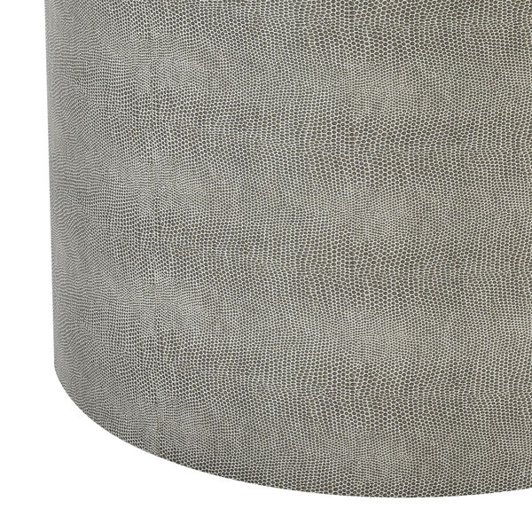 Dexter Grey Faux Shagreen 16-Inch Accent Table, image 4