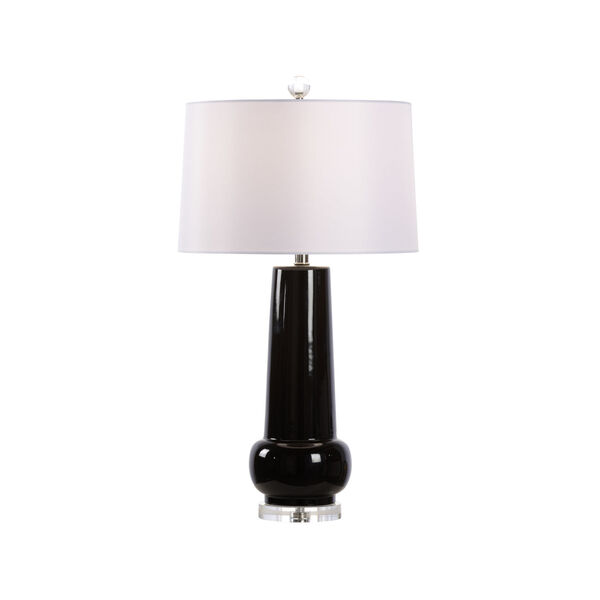 Classic Black and White One-Light Table Lamp, image 1