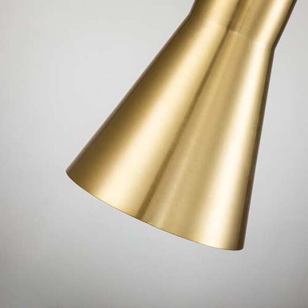Etoile Aged Brass Seven-Inch One-Light Mini Pendant, image 3