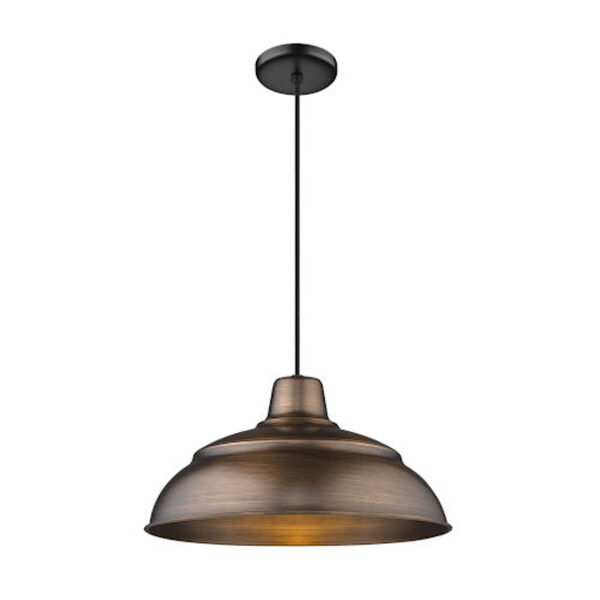 Knox Natural Copper One-Light Pendant, image 1