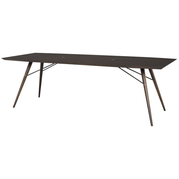 Piper Black and Walnut 95-Inch Dining Table, image 5