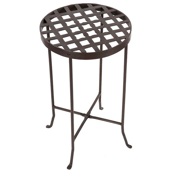Wrought Iron Flowers Plant Stand III, image 1